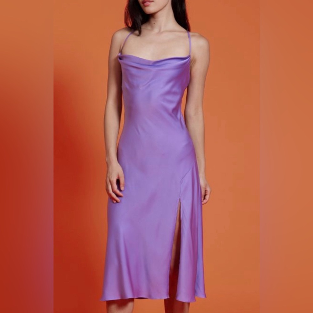 Purple Satin Slip Dress Maya New with Tags Never Worn